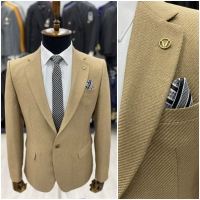 Top Mens Sport Coats Casual Blazer Jacket Slim Fit Lightweight One Button Suit Jacket