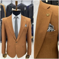 Fearless Mens Sport Coats Casual Blazer Jacket Slim Fit Lightweight One Button Suit Jacket