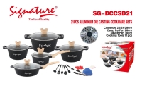 21 pcs Granite Die Cast Cookware set SG-DCCSD-21