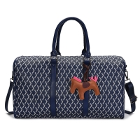 Horsin markata classy duffel bag.- Blue arge capacity main compartment Lightweight for Gym and Sports bag