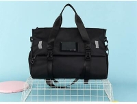 Fitness Training Bag Portable Dry Wet Separation Sport Travel Shoes Pocket Pouch - Black Ergonomic design 