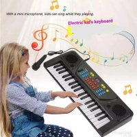 Educational 61 Keys Organ Digital Piano.Keyboard Musical Toy with Mic Kids Toys Stave Music Toy Develop kids *Talents.