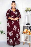 Classy Long women ladies Tiered Free dress/Maternity dress/Baby shower dress/ Floral dress/Plus size dress/Pregnancy dress/Church dress 