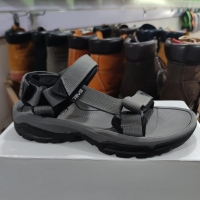 Black Infashion quality leather men open shoes summer sandals with back heel straps and buckle open shoe size 40 - 45 normal fittings