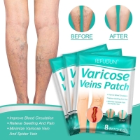 Varicose Veins Treatment for Legs, Varicose Veins Patch, Relief Leg Pain, Vasculitis, Spider Varicose Vein, Strengthen Capillary Health and Improve Blood Circulation
