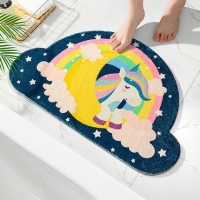 Buy Night time star moon cloud non slip bathroom mat