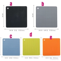 Order this new stunning Rectangular Silicone Pot Mat Heat Resistant Potholders Non Slip Trivet Pad 