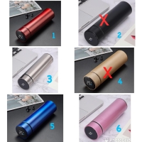 Stainless steel insulated flask TEMPERATURE DISPLAY VACUUM FLASK Capacity- 500ml