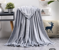 Soft Warm Coral Fleece Blanket Winter Sheet Bedspread Sofa Size Light Thin Mechanical Wash Flannel Blankets, Pink, (Grey 100 x 150 cm)