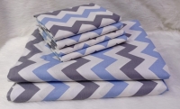 order 7*8  zig zag bedsheets cotton  with 4 pillowcases 
