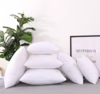 Order our amazing comfortable easy to wash pure fibre throw pillows available in cream and white.. 