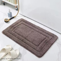 Elegant Modern Carpet Carpet Bathroom Rug Mat, Extra Soft Absorbent Premium Bath Rug, Non-Slip Comfortable Bath Mat Household (Color : 3,