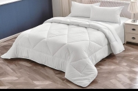Order this beautiful easy to wash binded  white cotton duvet