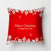 Custom Zippered Merry Christmas Wishing Card Throw Pillow Size:45cm*45cm