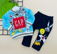 New Turkey finest  Children Girls Boys Fashion Clothing Sets Autumn Winter 2 Piece Suit Hooded Coat Clothes Baby Cotton Brand Tracksuits