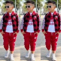 Kids stay positive track suits  2 pieces