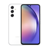Samsung Galaxy A54 5G mid-range Android smartphone.  6.6-inch Super AMOLED Infinity-O display with a 120Hz refresh rate, an Exynos 1380 processor, 6GB or 8GB of RAM, 128GB or 256GB of storage, and a 50MP quad-lens rear camera system. Long-lasting 5000mAh battery.