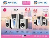 Amtec AM-011 Home Theater System with remote control 3000W 2.1 X.Bass
