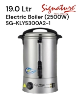 19.0 Ltr Electric Tea/Water Boiler (2500W) SG-KLYS300A2-1 Signature Tea Urn