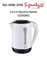 2.5 Ltr Electric Kettle (2200W) SG-HHB-2516 Signature Kettle