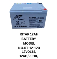 Ritar 12AH Battery Model NO.RT-12-120 12Volts, 12AH/20HR