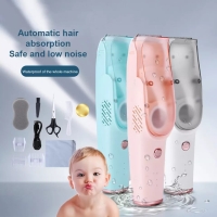 Low noise automatic hair suction baby hair trimmer