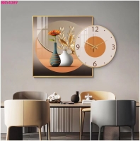 Size 60CM by 43CM Modern light luxury wall clock decor