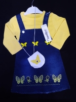 Splicin Adorable Bee Print Kids suspender skirts 0-4yrs