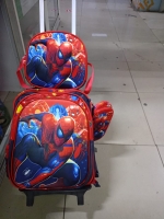 Pink 002 2 in 1 Cartoon themed school bags Material - hard waterproof back to school kids bags