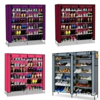 Fancy Fabric Shoe Rack Organizer, 12 Layers 