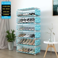 Generic 18 Pairs Generic Portable 7-Tier Light blue Shoe Rack