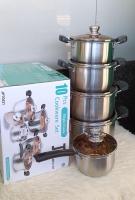 RIJ-54d James Pot 10pc Cookware Set Induction Enabled