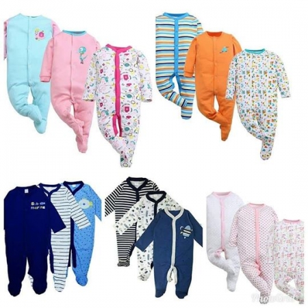Cool, Soft, Durable Sleep Suits Baby Rompers